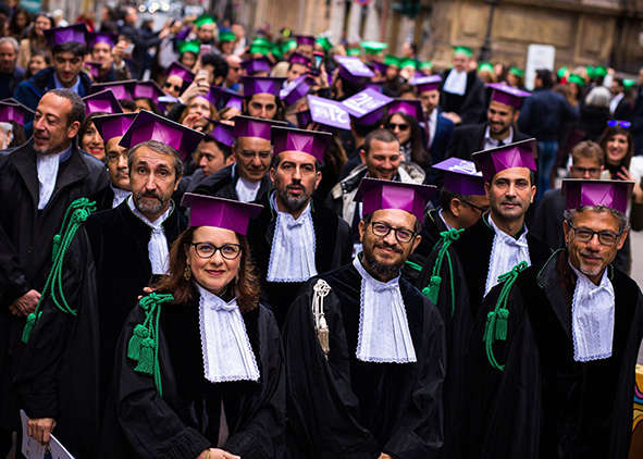 The Graduation Days of the University of Palermo are a good example of the openness of the University towards the city