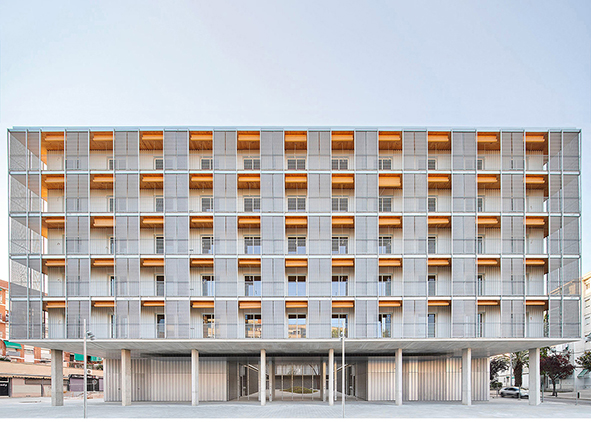 Modulus Matrix with 85 social housing units in Cornellà, designed by Peris+Toral Arquitectes (credit: J. Hevia). AGATHÓN 17 | 2025