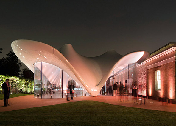 Zaha Hadid Architects (with Architen Landrell), Serpentine Sackler Gallery, London 2013 (credit: L. Hayes)