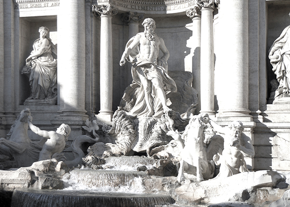 Trevi Fountain in Rome (photo by the author, 2013). AGATHÓN 07 | 2020