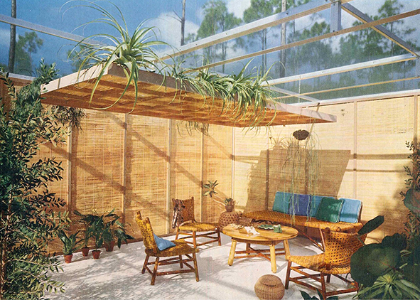 Suburban Garden for a typical builder’s house in South Miami (source: Rose, 1958). AGATHÓN 14 | 2023