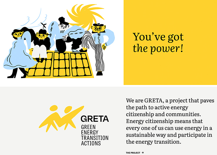 The GRETA project webpage (source: projectgreta.eu, 2023). AGATHÓN 15 | 22024
