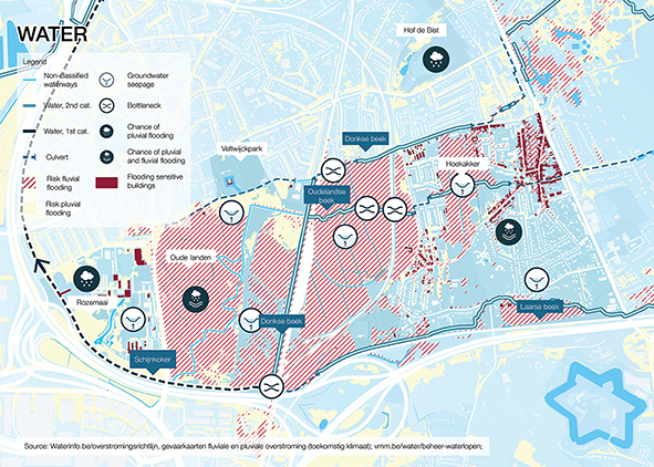 Overview of the water system and main challenges related to water management in the Oude Landen area (credit: Felixx, 2024). AGATHÓN 18 | 2025